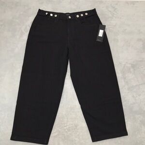 Edwin Black Label Miia Black Jeans Size Small New